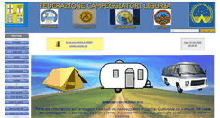 Desktop Screenshot of federazionecampeggiatoriliguria.it